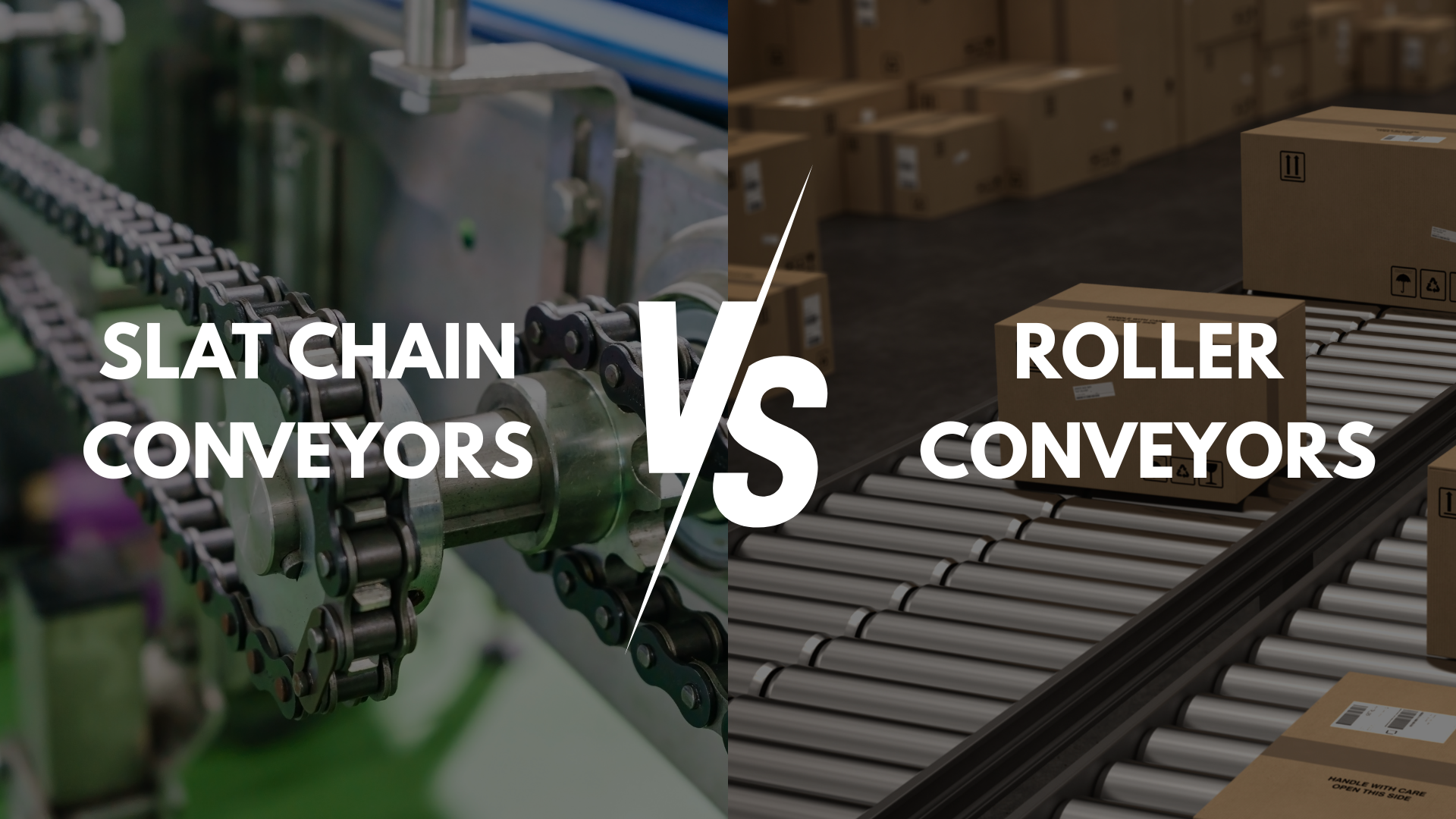 Slat Chain vs Roller Conveyors
